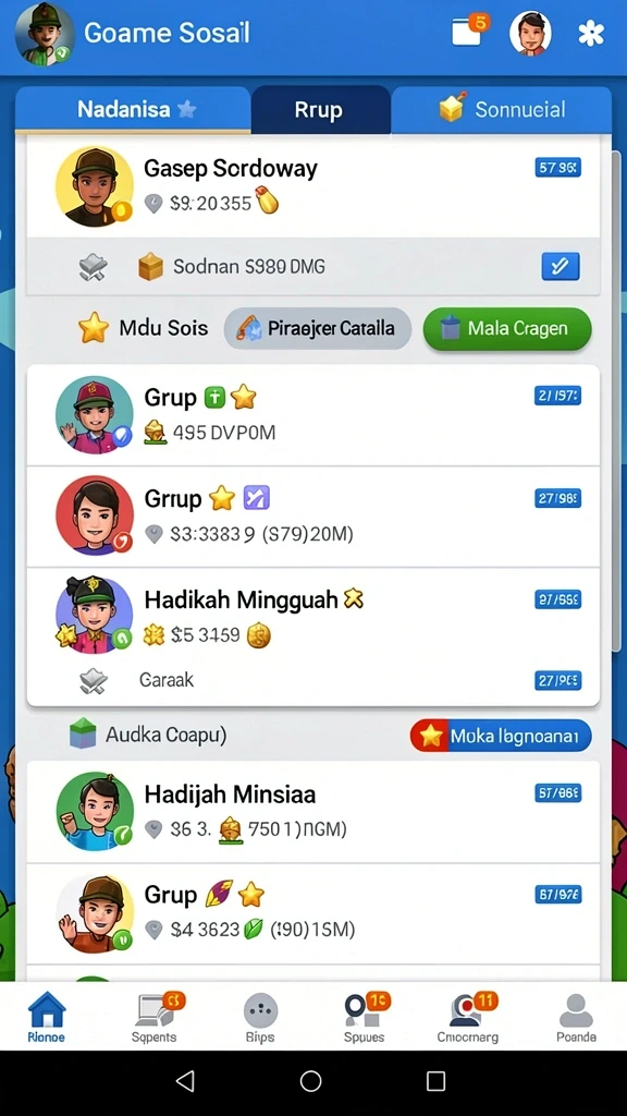 Beragam pilihan permainan menarik dalam aplikasi Download dewanaga77 APK Terbaru Full Version.
