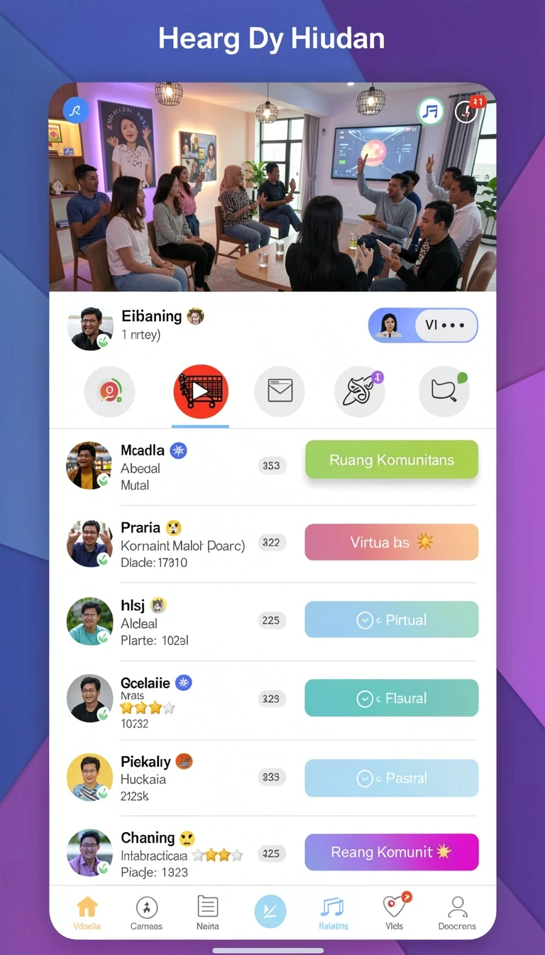 Beragam pilihan permainan menarik dalam aplikasi Download 555zk APK Original untuk Android.
