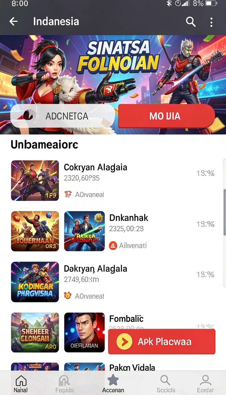 Beragam pilihan permainan menarik dalam aplikasi Aplikasi kapten77 Resmi dan Terpercaya di Android.