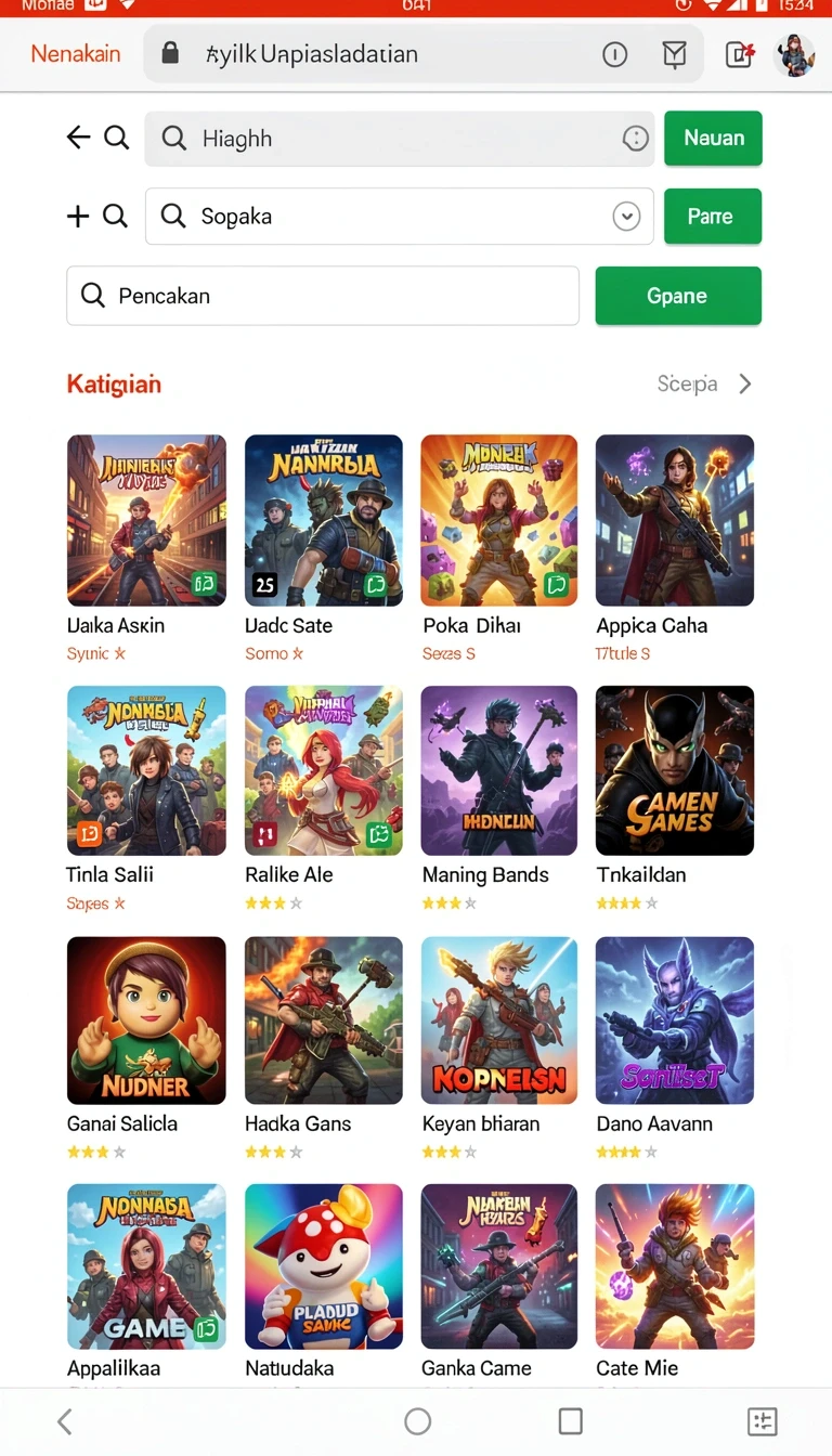 Beragam pilihan permainan menarik dalam aplikasi Unduh lotushoki APK Gratis untuk Android.